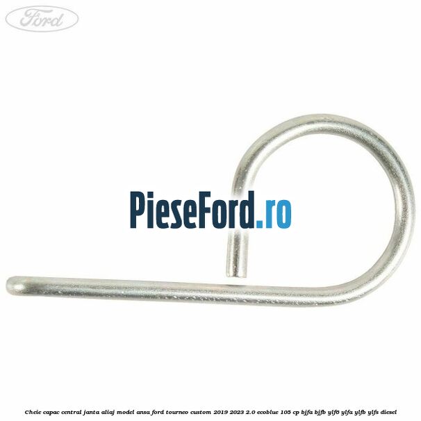Cheie capac central janta aliaj model ansa Ford Tourneo Custom 2019-2023 2.0 EcoBlue 105 cp BJFA, BJFB, YLF6, YLFA, YLFB, YLFS diesel