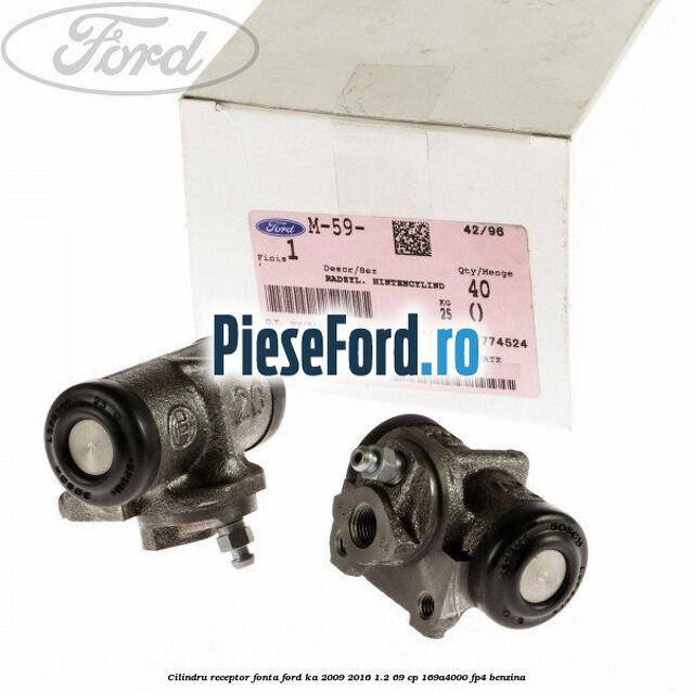 Cilindru receptor fonta Ford Ka 2009-2016 1.2 69 cp 169A4000, FP4 benzina