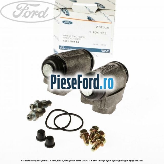 Cilindru receptor frana 19 mm fonta Ford Focus 1998-2004 1.8 16V 115 cp Cilindru receptor frana 19 mm fonta Ford Focus 1998-2004 1.8 16V 115 cp EYDB, EYDC, EYDD, EYDE, EYDF benzina