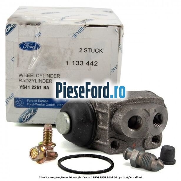 Cilindru receptor frana 20 mm Ford Escort 1990-1995 1.8 D 60 cp RTE, RTF, RTH diesel