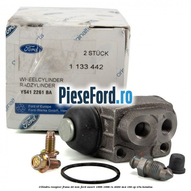 Cilindru receptor frana 20 mm Ford Escort 1995-1998 RS 2000 4x4 150 cp N7A benzina