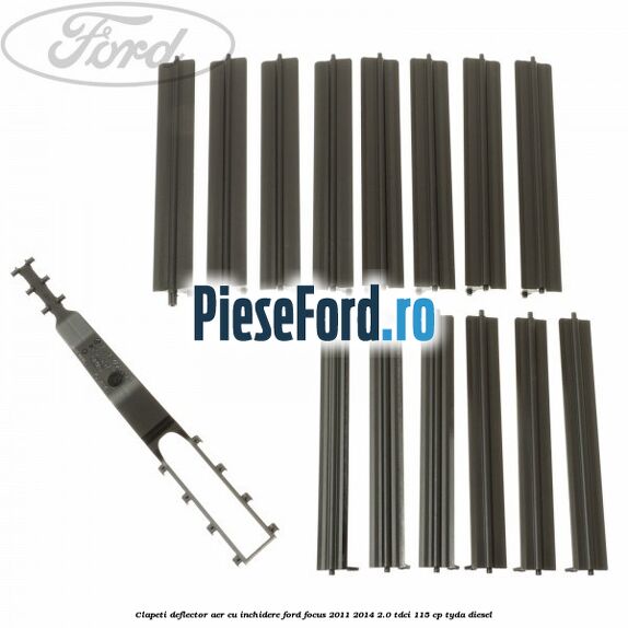 Clapeti deflector aer cu inchidere Ford Focus 2011-2014 2.0 TDCi 115 cp Clapeti deflector aer cu inchidere Ford Focus 2011-2014 2.0 TDCi 115 cp TYDA diesel