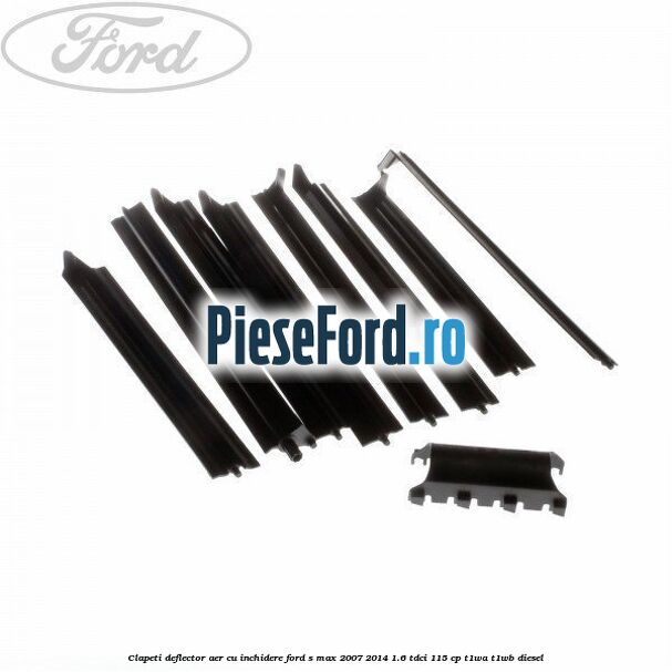 Clapeti deflector aer cu inchidere Ford S-Max 2007-2014 1.6 TDCi 115 cp T1WA, T1WB diesel