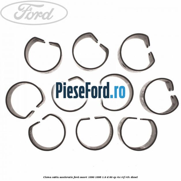 Clema cablu acceleratie Ford Escort 1990-1995 1.8 D 60 cp RTE, RTF, RTH diesel