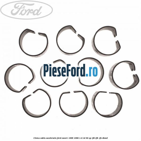 Clema cablu acceleratie Ford Escort 1995-1998 1.8 TD 90 cp RFD, RFK, RFS diesel