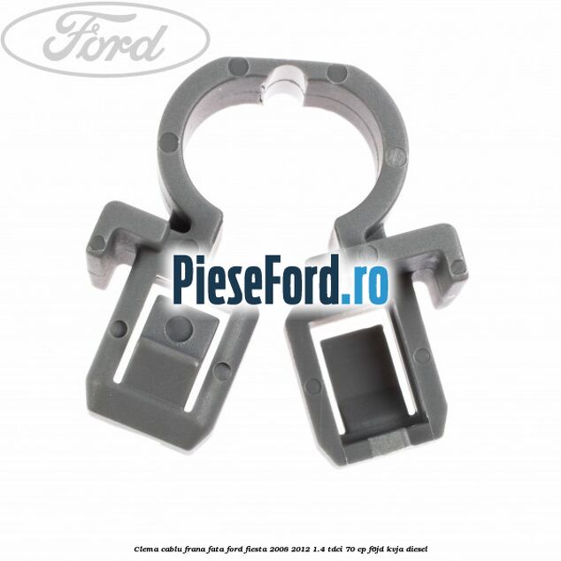 Clema cablu frana fata Ford Fiesta 2008-2012 1.4 TDCi 70 cp F6JD, KVJA diesel