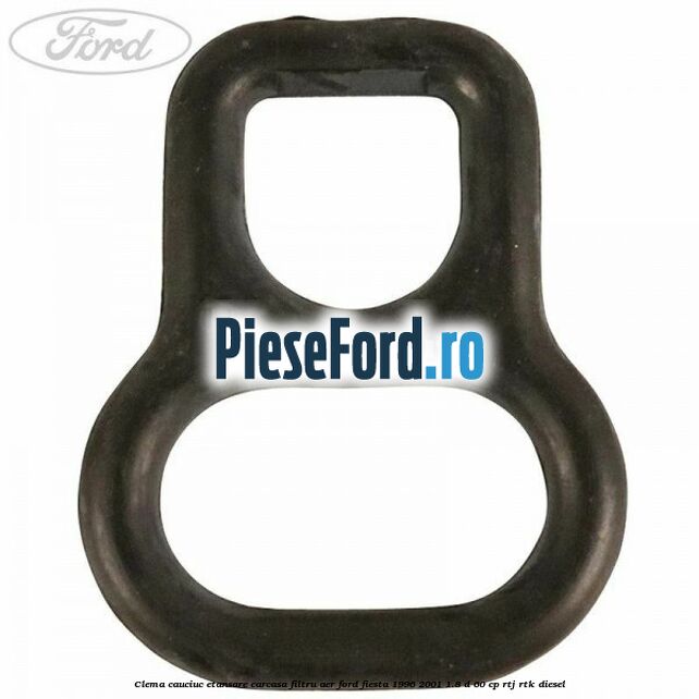 Clema cauciuc etansare carcasa filtru aer Ford Fiesta 1996-2001 1.8 D 60 cp Clema cauciuc etansare carcasa filtru aer Ford Fiesta 1996-2001 1.8 D 60 cp RTJ, RTK diesel
