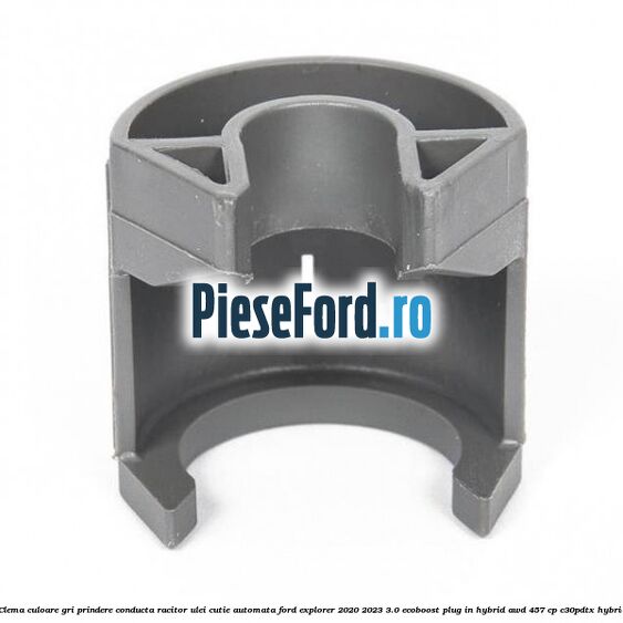 Clema culoare gri prindere conducta racitor ulei cutie automata Ford Explorer 2020-2023 3.0 EcoBoost Plug-in Hybrid AWD 457 cp C30PDTX hybrid