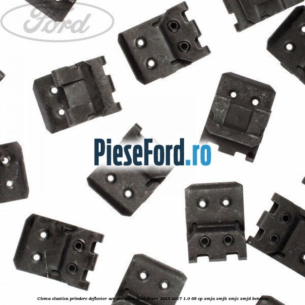 Clema elastica prindere deflector aer metalica Ford Fiesta 2013-2017 1.0 65 cp XMJA, XMJB, XMJC, XMJD benzina