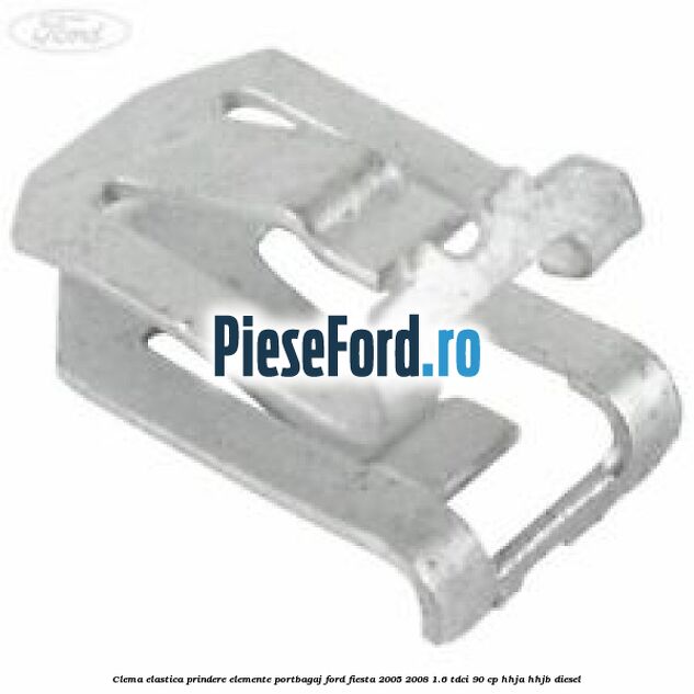 Clema elastica prindere elemente portbagaj Ford Fiesta 2005-2008 1.6 TDCi 90 cp