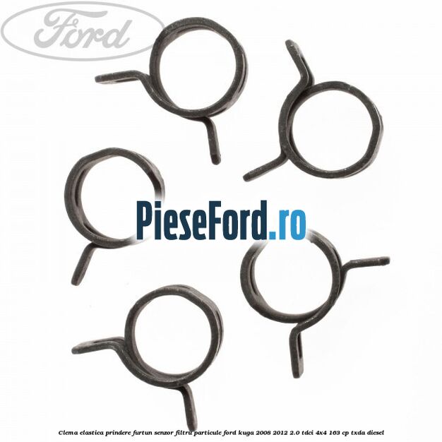 Clema elastica prindere furtun senzor filtru particule Ford Kuga 2008-2012 2.0 TDCI 4x4 163 cp TXDA diesel