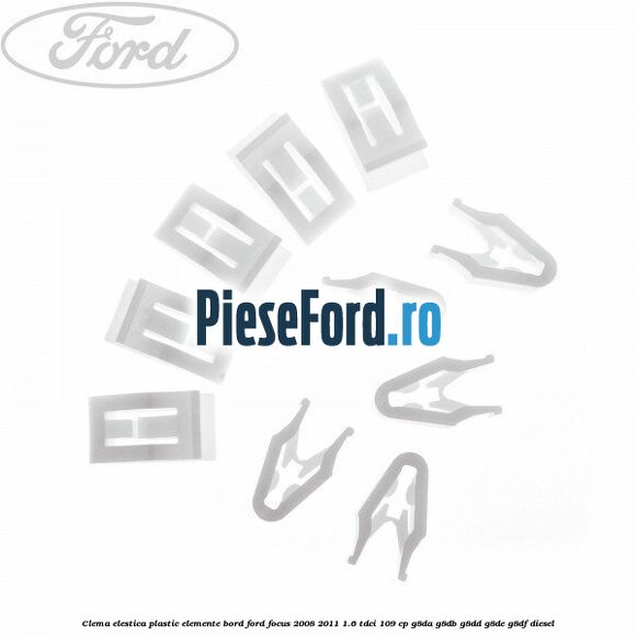 Clema elestica plastic elemente bord Ford Focus 2008-2011 1.6 TDCi 109 cp Clema elestica plastic elemente bord Ford Focus 2008-2011 1.6 TDCi 109 cp G8DA, G8DB, G8DD, G8DE, G8DF diesel