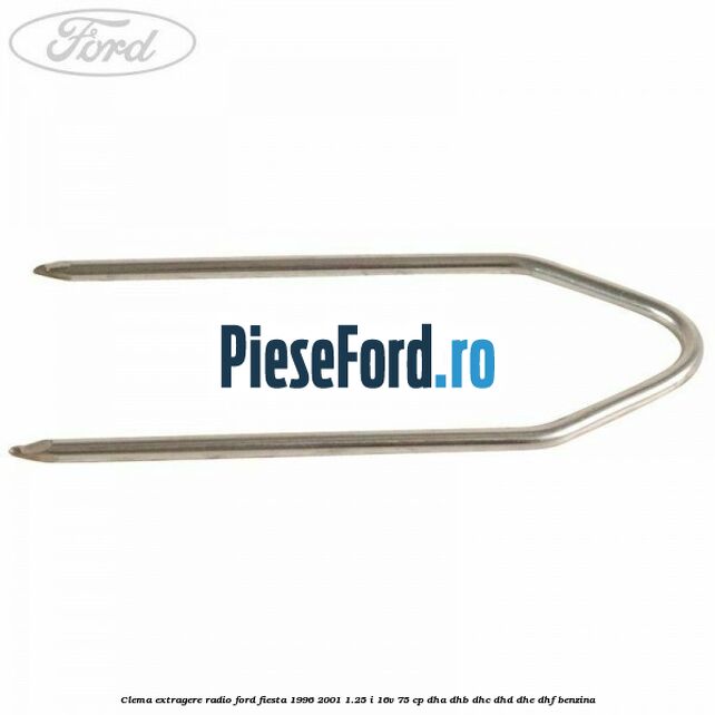 Clema extragere radio Ford Fiesta 1996-2001 1.25 i 16V 75 cp Clema extragere radio Ford Fiesta 1996-2001 1.25 i 16V 75 cp DHA, DHB, DHC, DHD, DHE, DHF benzina