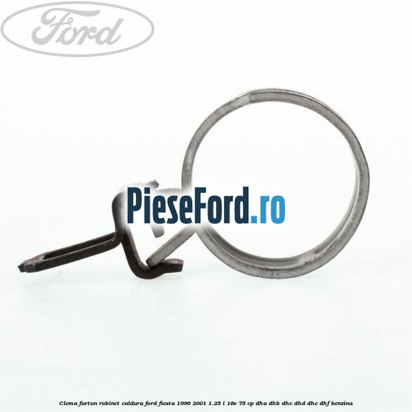 Clema furtun robinet caldura Ford Fiesta 1996-2001 1.25 i 16V 75 cp DHA, DHB, DHC, DHD, DHE, DHF benzina