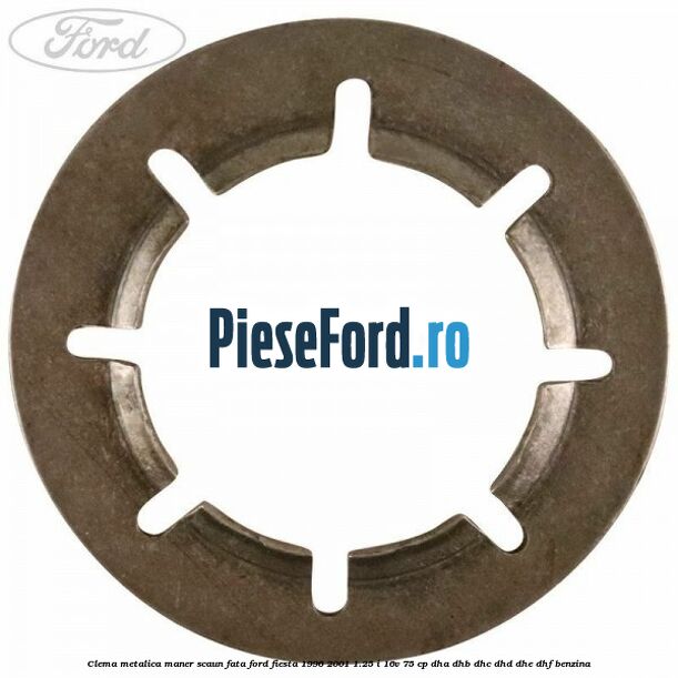 Clema metalica maner scaun fata Ford Fiesta 1996-2001 1.25 i 16V 75 cp DHA, DHB, DHC, DHD, DHE, DHF benzina