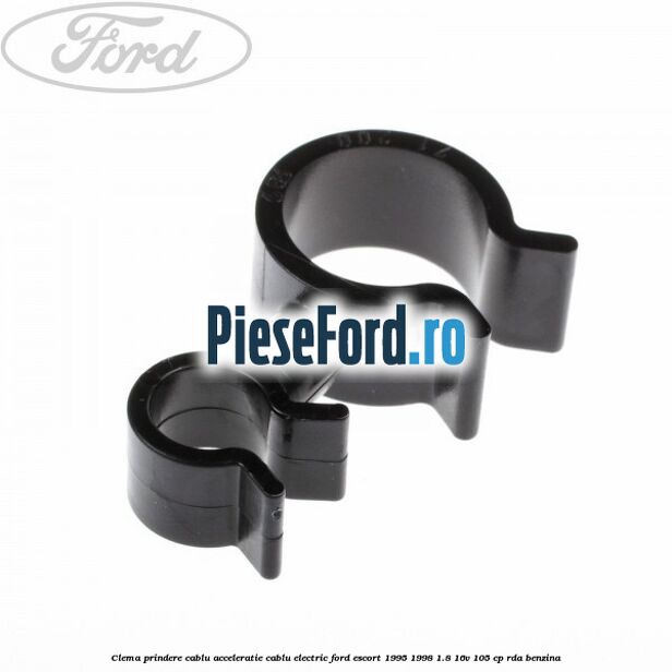 Clema prindere cablu acceleratie, cablu electric Ford Escort 1995-1998 1.8 16V 105 cp RDA benzina