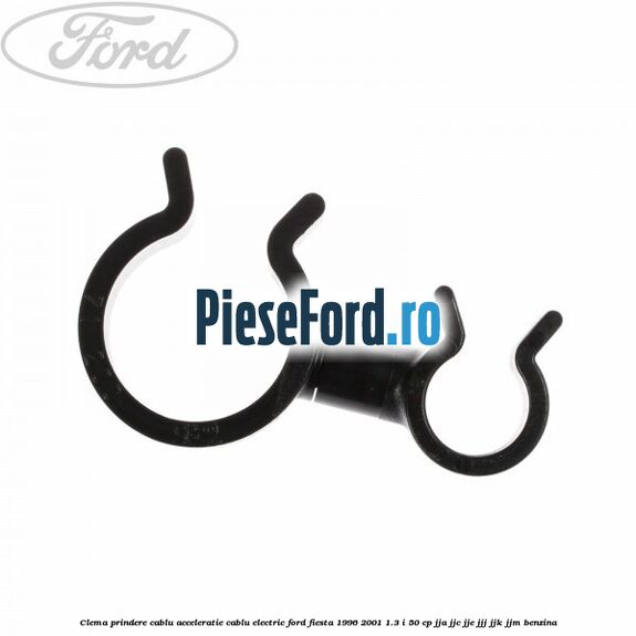 Clema prindere cablu acceleratie, cablu electric Ford Fiesta 1996-2001 1.3 i 50 cp JJA, JJC, JJE, JJJ, JJK, JJM benzina
