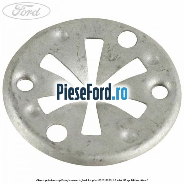 Clema prindere capitonaj caroserie Ford Ka plus 2019-2020 1.5 TDCI 95 cp 15DSOX diesel