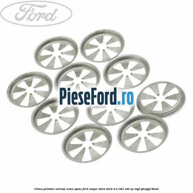 Clema prindere carenaj roata spate Ford Ranger 2012-2015 2.2 TDCi 120 cp ENPF, GBVAJPF diesel
