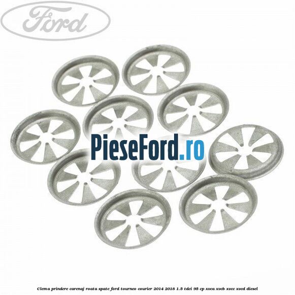 Clema prindere carenaj roata spate Ford Tourneo Courier 2014-2018 1.5 TDCi 95 cp XVCA, XVCB, XVCC, XVCD diesel