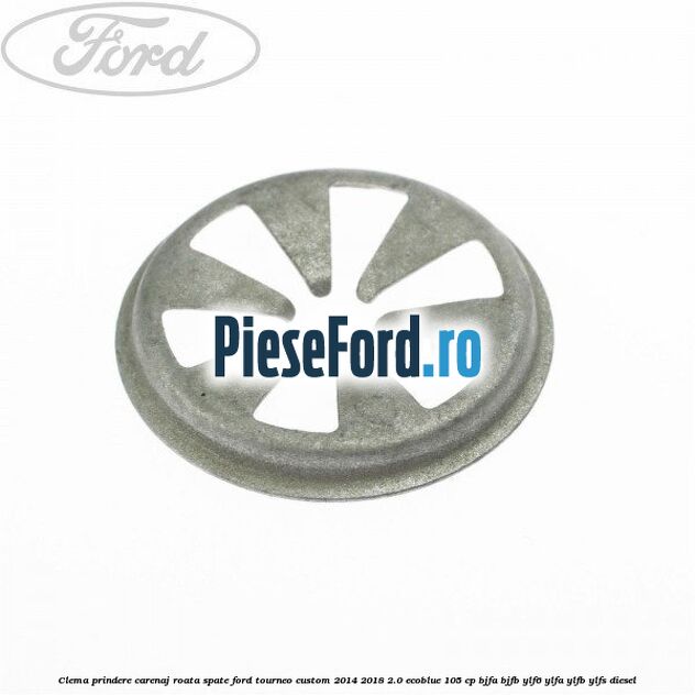 Clema prindere carenaj roata spate Ford Tourneo Custom 2014-2018 2.0 EcoBlue 105 cp BJFA, BJFB, YLF6, YLFA, YLFB, YLFS diesel