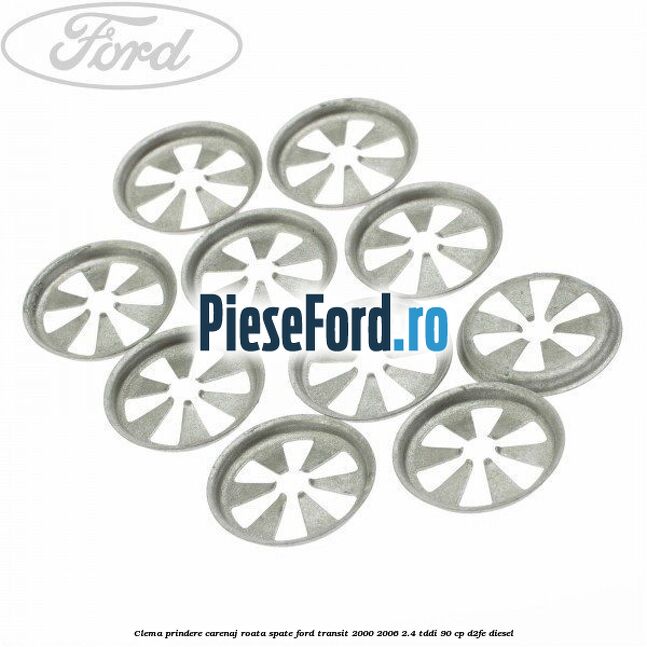 Clema prindere carenaj roata spate Ford Transit 2000-2006 2.4 TDdi 90 cp D2FE diesel