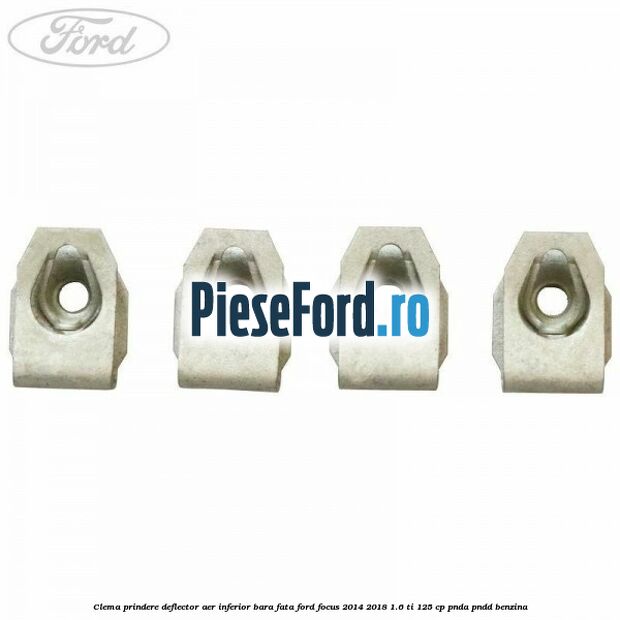 Clema prindere deflector aer inferior bara fata Ford Focus 2014-2018 1.6 Ti 125 cp PNDA, PNDD benzina