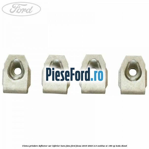 Clema prindere deflector aer inferior bara fata Ford Focus 2019-2023 2.0 EcoBlue ST 190 cp BCDA diesel