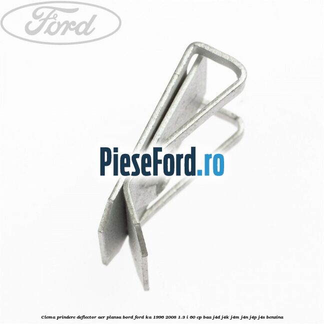 Clema prindere deflector aer, plansa bord Ford Ka 1996-2008 1.3 i 60 cp BAA, J4D, J4K, J4M, J4N, J4P, J4S benzina