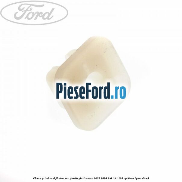 Clema prindere deflector aer plastic Ford S-Max 2007-2014 2.0 TDCi 115 cp KLWA, TYWA diesel