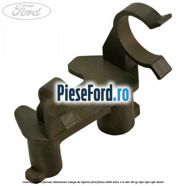 Clema prindere furtune alimentare rampa de injectie Ford Fiesta 2008-2012 1.6 TDCi 95 cp T3JA, TZJA, TZJB diesel