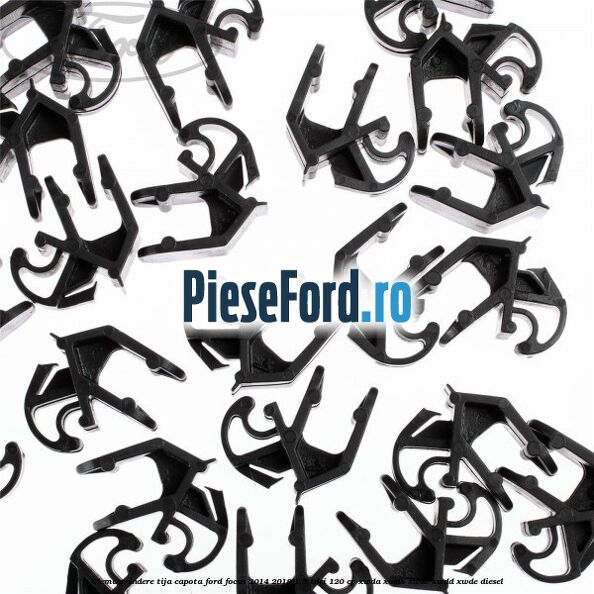 Clema prindere tija capota Ford Focus 2014-2018 1.5 TDCi 120 cp XWDA, XWDB, XWDC, XWDD, XWDE diesel