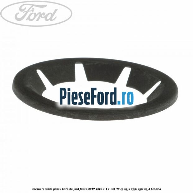 Clema rotunda panou bord 34 Ford Fiesta 2017-2023 1.1 Ti-VCT 70 cp XPJA, XPJB, XPJC, XPJD benzina
