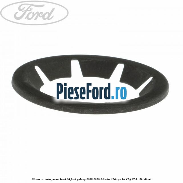 Clema rotunda panou bord 34 Ford Galaxy 2015-2023 2.0 TDCi 150 cp T7CI, T7CJ, T7CK, T7CL diesel