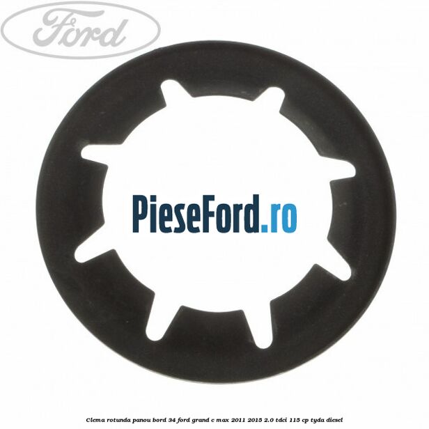 Clema rotunda panou bord 34 Ford Grand C-Max 2011-2015 2.0 TDCi 115 cp TYDA diesel