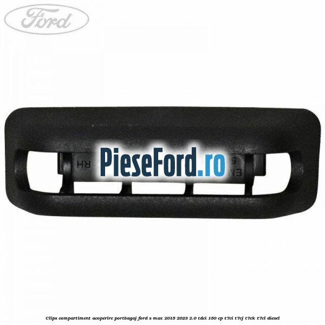 Clips compartiment acoperire portbagaj Ford S-Max 2015-2023 2.0 TDCi 150 cp T7CI, T7CJ, T7CK, T7CL diesel