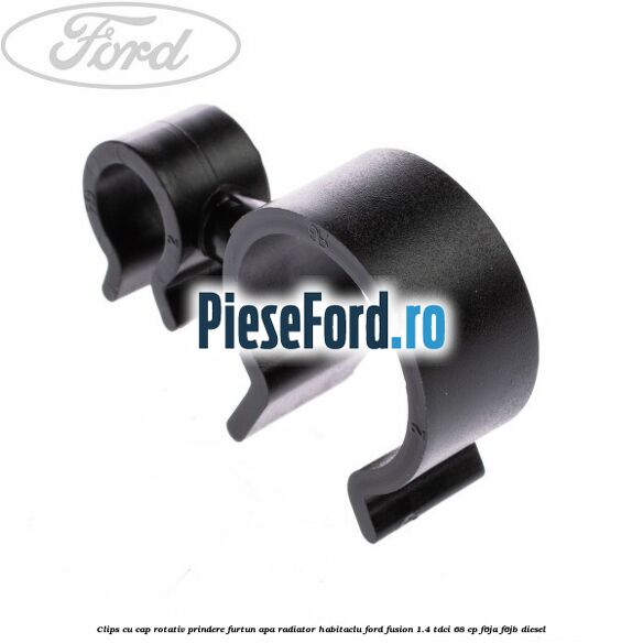 Clips cu cap rotativ prindere furtun apa radiator habitaclu Ford Fusion 1.4 TDCi 68 cp Clips cu cap rotativ prindere furtun apa radiator habitaclu Ford Fusion 1.4 TDCi 68 cp F6JA, F6JB diesel