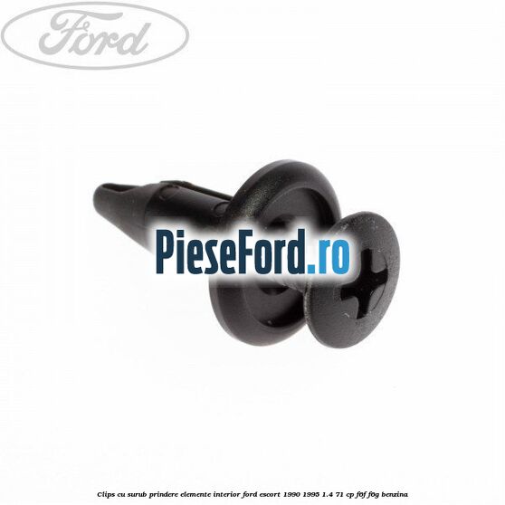 Clips cu surub prindere elemente interior Ford Escort 1990-1995 1.4 71 cp Clips cu surub prindere elemente interior Ford Escort 1990-1995 1.4 71 cp F6F, F6G benzina