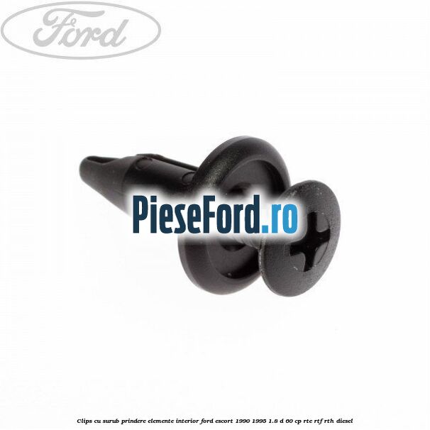Clips cu surub prindere elemente interior Ford Escort 1990-1995 1.8 D 60 cp RTE, RTF, RTH diesel
