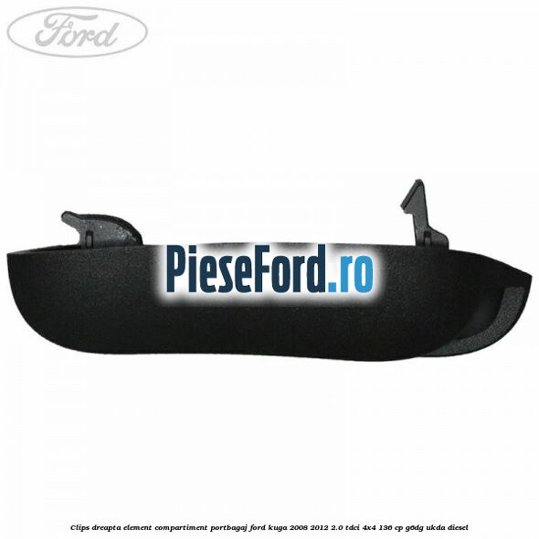 Clips dreapta element compartiment portbagaj Ford Kuga 2008-2012 2.0 TDCi 4x4 136 cp G6DG, UKDA diesel