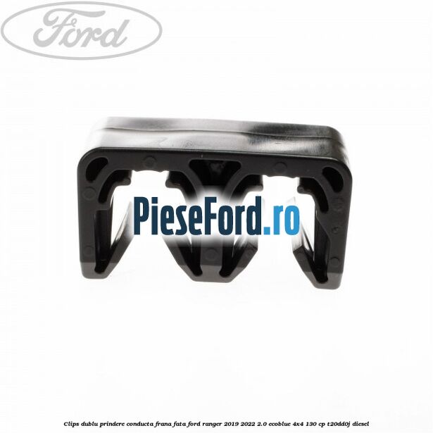 Clips dublu prindere conducta frana fata Ford Ranger 2019-2022 2.0 EcoBlue 4x4 130 cp T20DD0J diesel