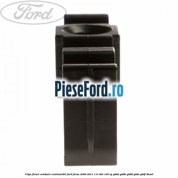 Clips fixare conducte combustibil Ford Focus 2008-2011 1.6 TDCi 109 cp G8DA, G8DB, G8DD, G8DE, G8DF diesel