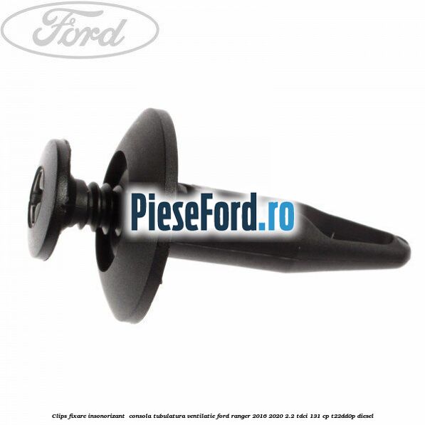 Clips fixare insonorizant  consola, tubulatura ventilatie Ford Ranger 2016-2020 2.2 TDCi 131 cp T22DD0P diesel