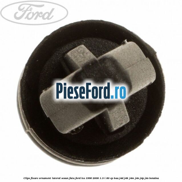 Clips fixare ornament lateral scaun fata Ford Ka 1996-2008 1.3 i 60 cp BAA, J4D, J4K, J4M, J4N, J4P, J4S benzina