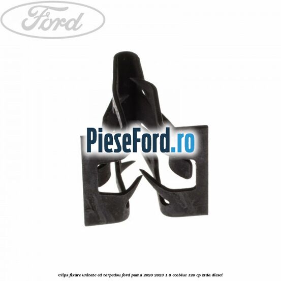 Clips fixare unitate CD torpedou Ford Puma 2020-2023 1.5 EcoBlue 120 cp ZTDA diesel
