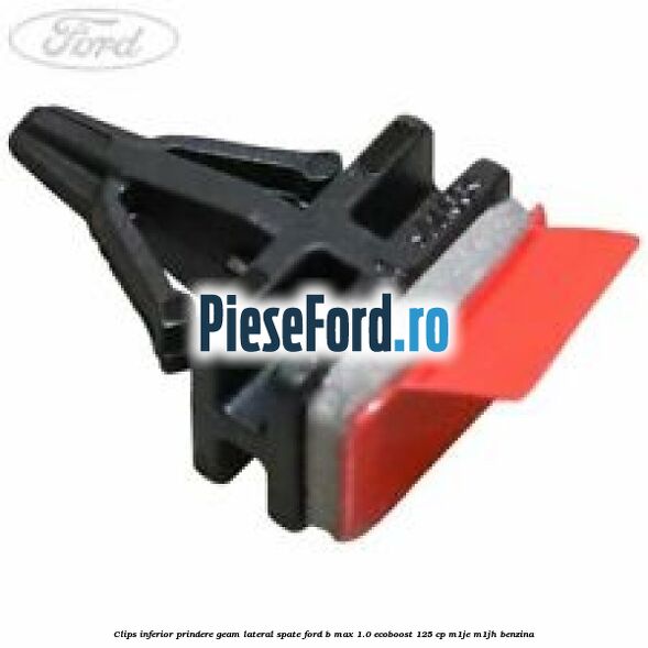Clips inferior prindere geam lateral spate Ford B-Max 1.0 EcoBoost 125 cp M1JE, M1JH benzina
