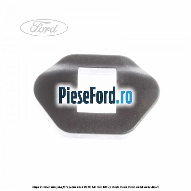 Clips interior usa fata Ford Focus 2014-2018 1.5 TDCi 120 cp XWDA, XWDB, XWDC, XWDD, XWDE diesel
