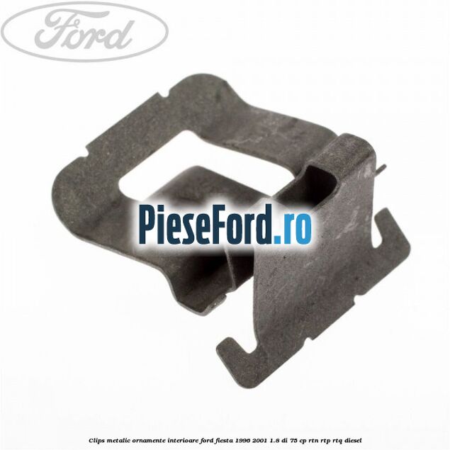 Clips metalic ornamente interioare Ford Fiesta 1996-2001 1.8 DI 75 cp RTN, RTP, RTQ diesel