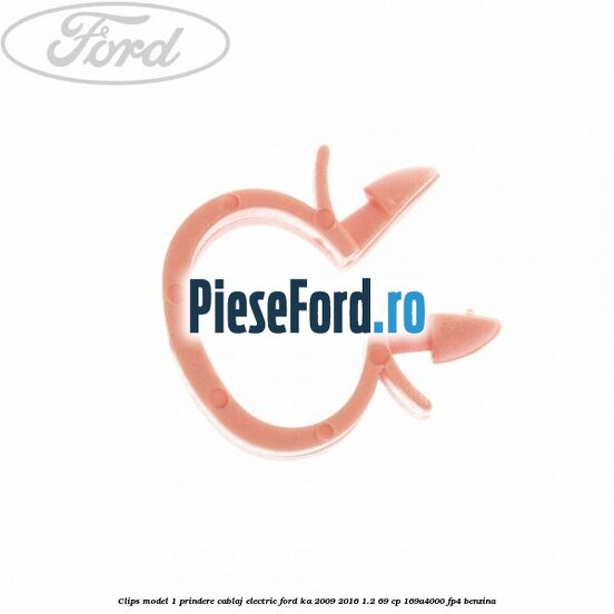 Clips model 1 prindere cablaj electric Ford Ka 2009-2016 1.2 69 cp 169A4000, FP4 benzina