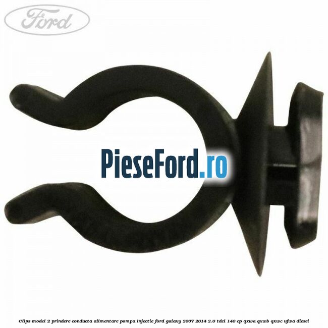 Clips model 2 prindere conducta alimentare pompa injectie Ford Galaxy 2007-2014 2.0 TDCi 140 cp QXWA, QXWB, QXWC, UFWA diesel